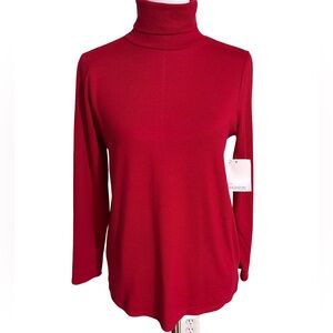 89th & Madison Ruby Red Turtleneck Sweater